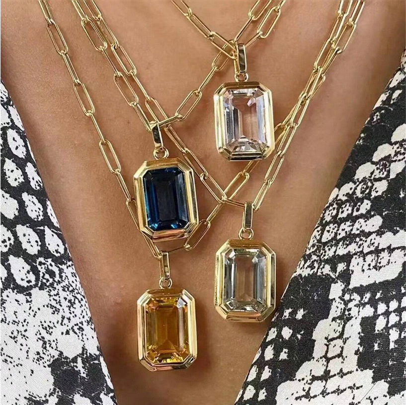 gem pendant necklace